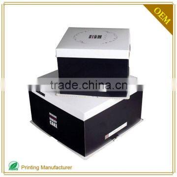 Cheap Cake Box Cardboard Box Custom Design Logo Printing