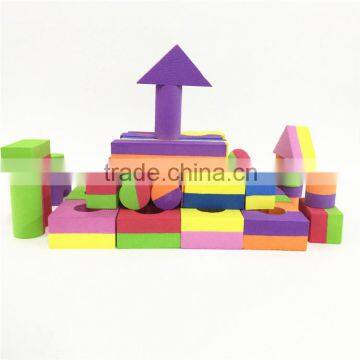Melors Non Toxic Soft Multi Color Eva Foam Block Toy New 2015/children Plastic Building Blocks Organizer photo-5