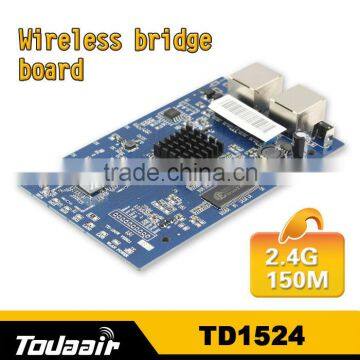 Hot sale Todaair 2.4G 150M Wireless CPE&wireless AP&wireless bridge board