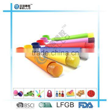 Silicone Vale Ice Pop Molds, Set of 4 Magic Rainbow Colors, Portable Pop Makers for Homemade photo-2