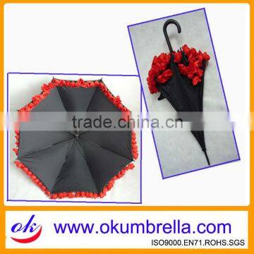 umbrella manufacturer bamboo parasols with wooden handle umbrella