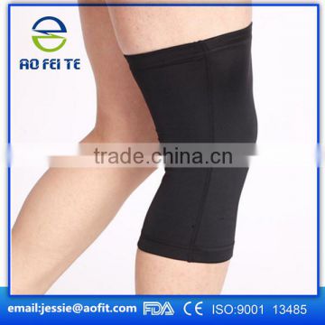 Aofeite Best Price Elastic Copper Leg Knee Compression Sleeve Knee Brace