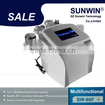 1064nm 7in1 Professional Cavitation Weight Loss Equipment Slimming Machine RF Ultrasound Slimming Machine Body Cavitation Machine Telangiectasis Treatment