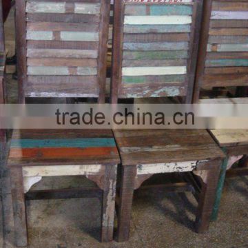 RECYCE WOOD SHUTTER CHAIR