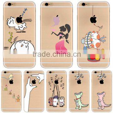 sublimation cover ,customize printing logo designs, For iphone 6 crystal tpu case sublimation,3d tpu phone case sublimation