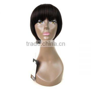 Latest Arrival short straight style lace front synthetic hair wigs