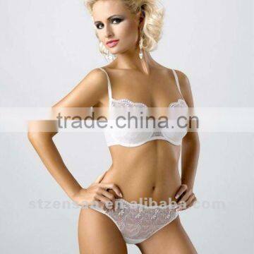 new design sexy lingerie panty and bra set