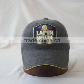 Flannel Fabric Baseball Winter Cap photo-2