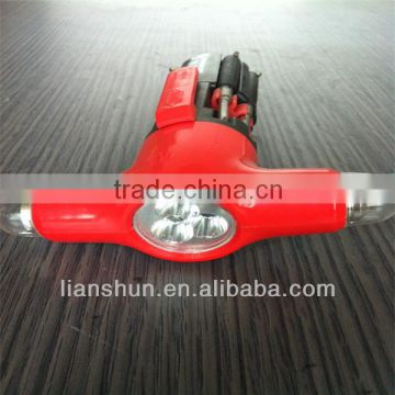 LED emergency torch, multifunction screwdriver flashlight with hammer