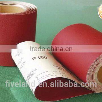 Aluminum oxide sandpaper roll