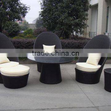 Amazing Single Sofa Set Garden Wicker Sofa Furniture Design photo-6