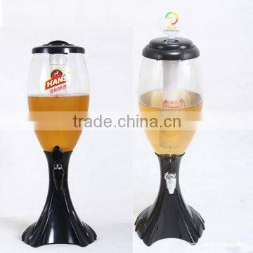 Cooler Beer dispenser,3L bar beer tower,Plastic beer tower