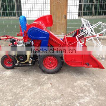 China manufacturer wheel type farm rice and wheat combine harvester