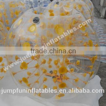 TPU Bumper Bubble/Dia 1.5m human football for sale/cheap Soccer ball body bubble