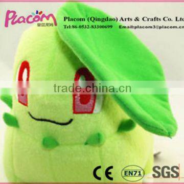 Official Cheap Cute High-quality Pokemon Grass Chikorita Doll Soft Stuffed Plush Toy for Wholesale photo-5