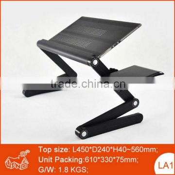 popular gift promotion portable folding aluminum rotating stand tablet pc