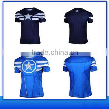 2016 Aofeite New Design Printed t Shirt, Superhero t Shirt, t Shirt Factory
