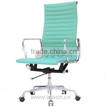 Classic Office Chair Aluminum Office Chair Ribbed Office Chair