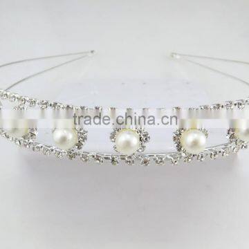 Fashion artistic pearl flower hairband