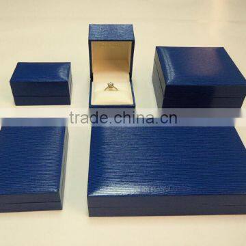 Elegant paper ring box Custom leatherette paper jewelry box gift boxes