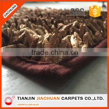 Short Pile Polyester Shiny Chenille Floor Mat photo-6