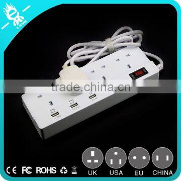 4 Outlet/Home Office Surge Protector With 4 Port Desktop USB Charging Station photo-5