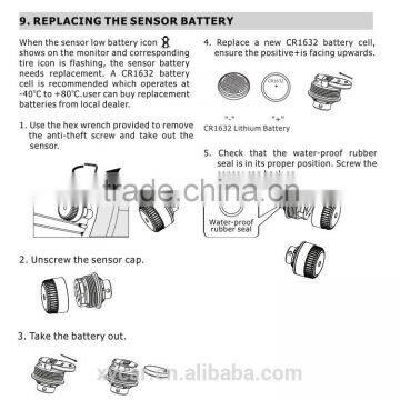 Universal Wireless Motorcycle Tpms XY-TP2MT photo-6