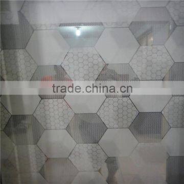 Partition Glass/ Wall Glass/titanium Plated Color Glass/TJ/CJ-golden Leaf photo-3