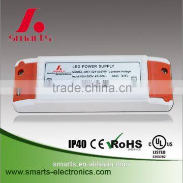 power supply 12-24v 3a 36w led driver ul