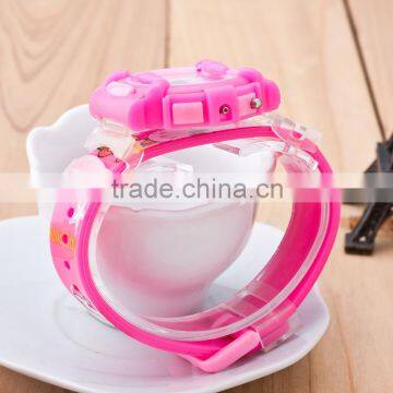 Cute animal shaped carton silicone slap watch/Fashion carton slap watch with silicone wristband watch