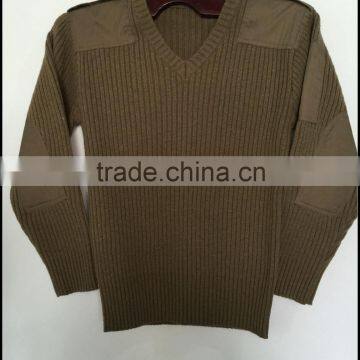 knit sweater men military sweater basic pullover