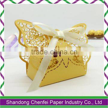 2016 Wedding Favors White Laser Cut Candy Box for Sale photo-6