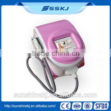 CE approved colorful intense pulse light ipl with 7 filters/portable hair removal and facial