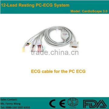 12 Lead Resting PC ECG System With Diagnostic Cardiology Auto Interpretation photo-2