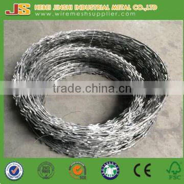 China BTO-22 Military Crossed Concertina Razor Barbed Wire