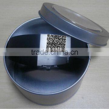 silicone bracelet with qr code tin box packaged