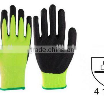 Polyester Crinkle Latex Grip Work Glove photo-2