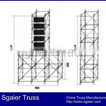 stage steel trusses truss for hanging speakers