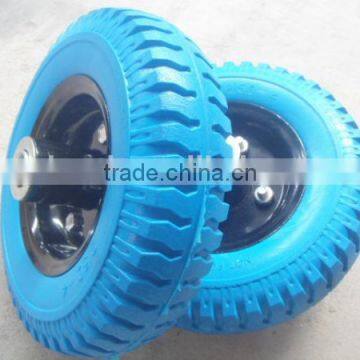 EL-651 Best Quality Trolley pu Foam Pneumatic Rubber Wheels 3.00-4 photo-4