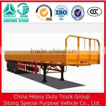 3 Axle 60 Ton Curtain Side Trailer Detachable Wall Sidewall Semi Trailer photo-6