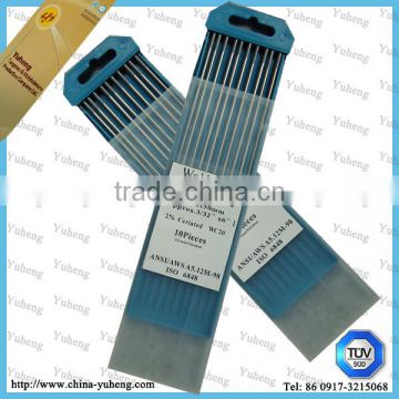 6'' long wc20 cerium tungsten Non-Radioactive electrodes