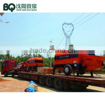 Big capacity brand new concrete mixer pump /mobile concrete mixer with pump for sale