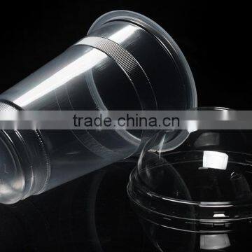 500ml Disposable Plastic Round Lid Milk Tea Cups With Customer Logo photo-6