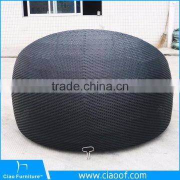 Outdoor Furniture Round Bed Rattan Sofa Bed photo-6