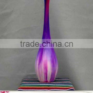 Wholesale decorative standing fibreglass lacquered vase