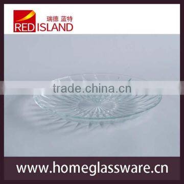 6 Inch Fresh Fruit Salad Glass Plate photo-6