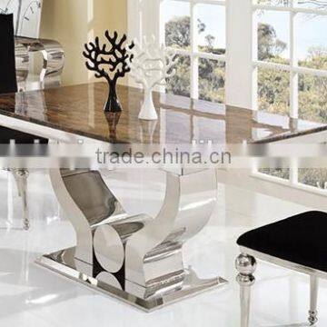 B304-1 stainless steel fabric dining room chair