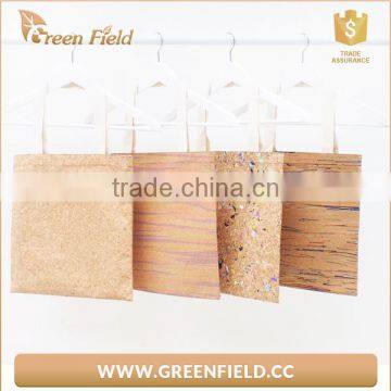 Cork shopping bag foldaable cork paper shopping bag