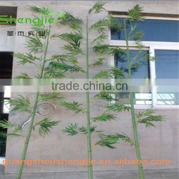SJLJ013369 Artificial Bamboo Plant / Fake Plastic Bamboo Stick / Artificial Plant for Garden Fence Decoration photo-4