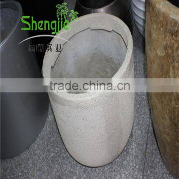 SJLJ013093 Decorative Fiberglass Pot High Quality Flower Pot for Decoration photo-3
